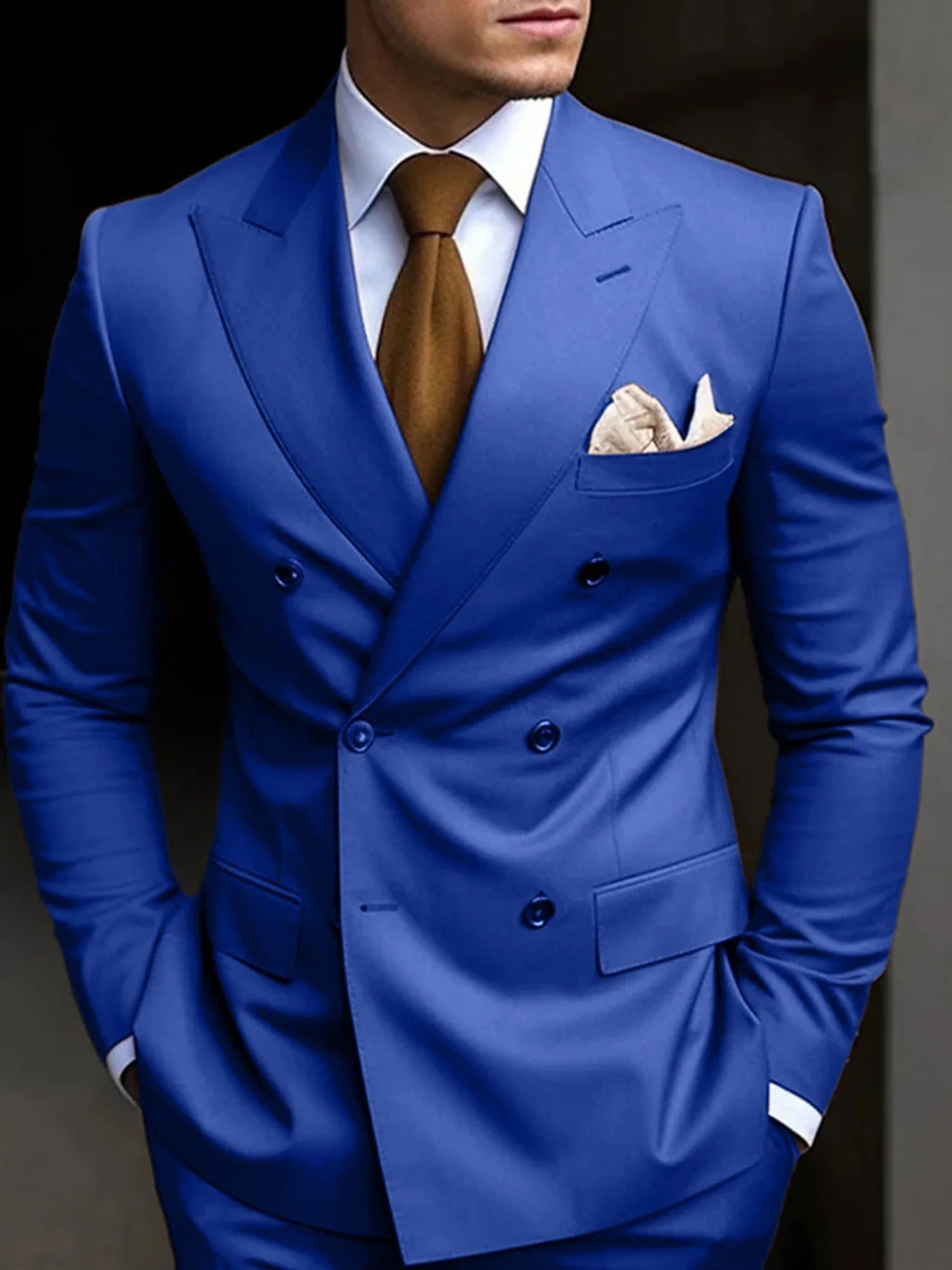 Men's Two-piece Suit Business Best Man Leisure suit