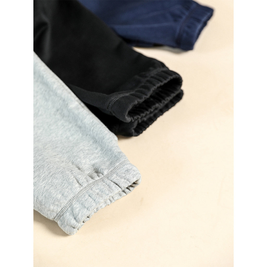 Slightly Loose Drawstring Grey Trousers For Men