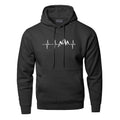 Men's Polyester Fiber Compass Hoodie