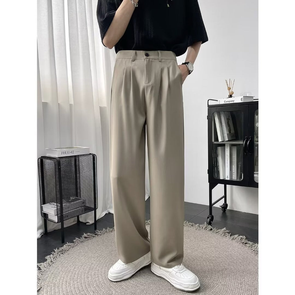 High-grade Black Weila Anti-wrinkle Suit Pants