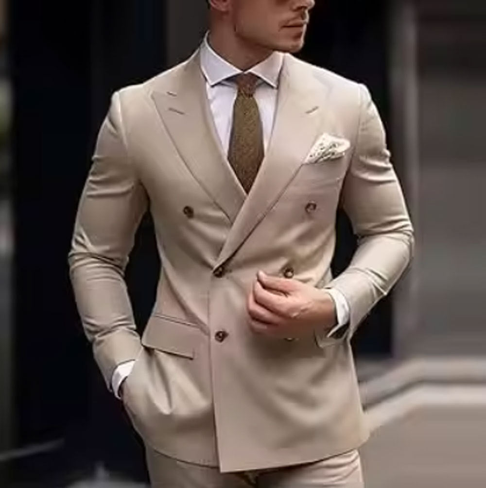 Men's Two-piece Suit Business Best Man Leisure suit