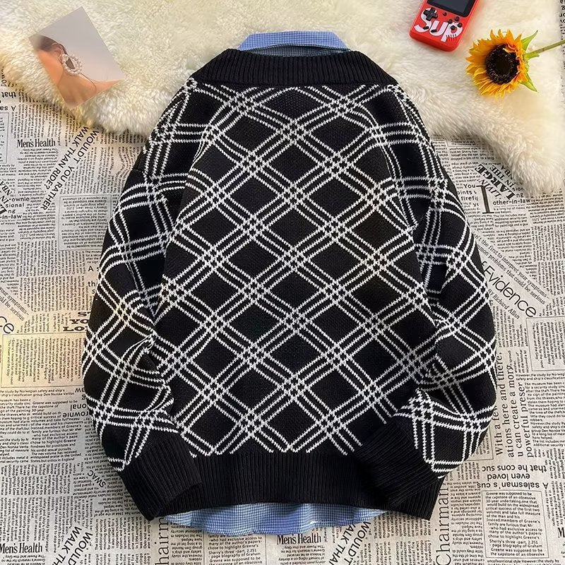 Japanese Men's Idle Style Autumn sweater