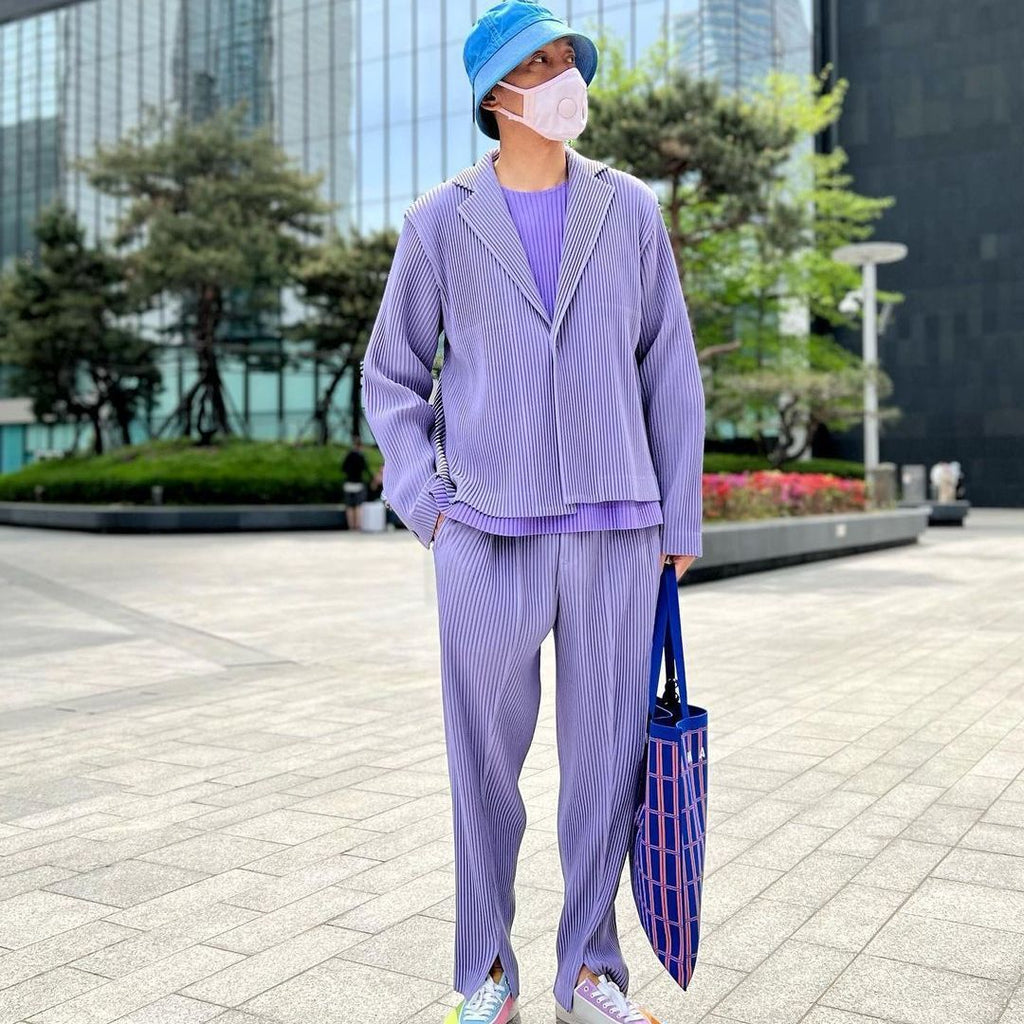 Men's Casual Baggy Straight Trousers