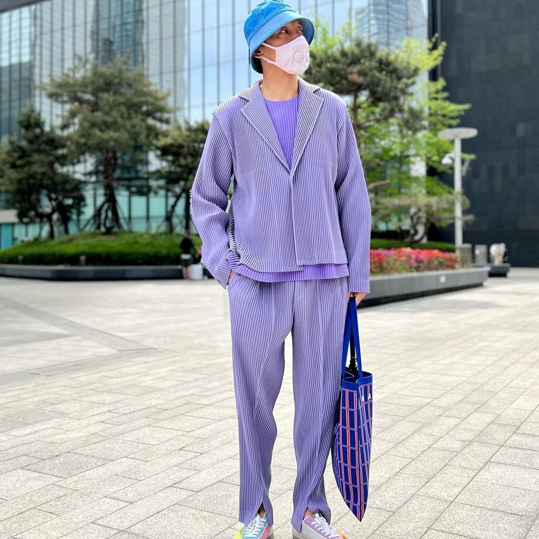 Men's Casual Baggy Straight Trousers