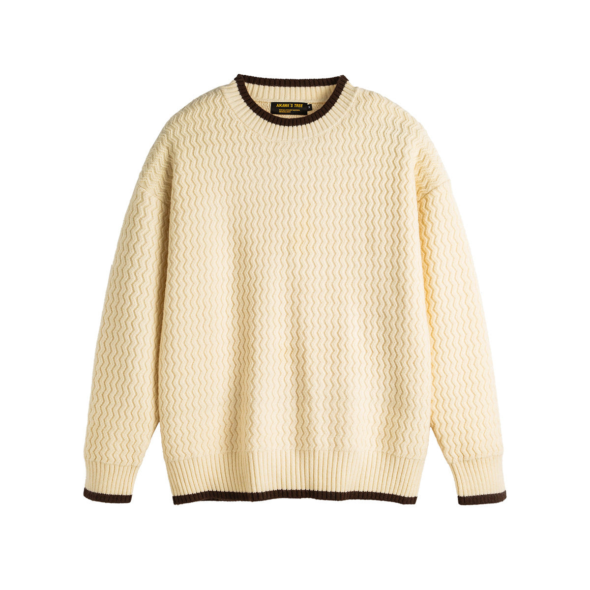 Color-block Crew Neck Sweater Men