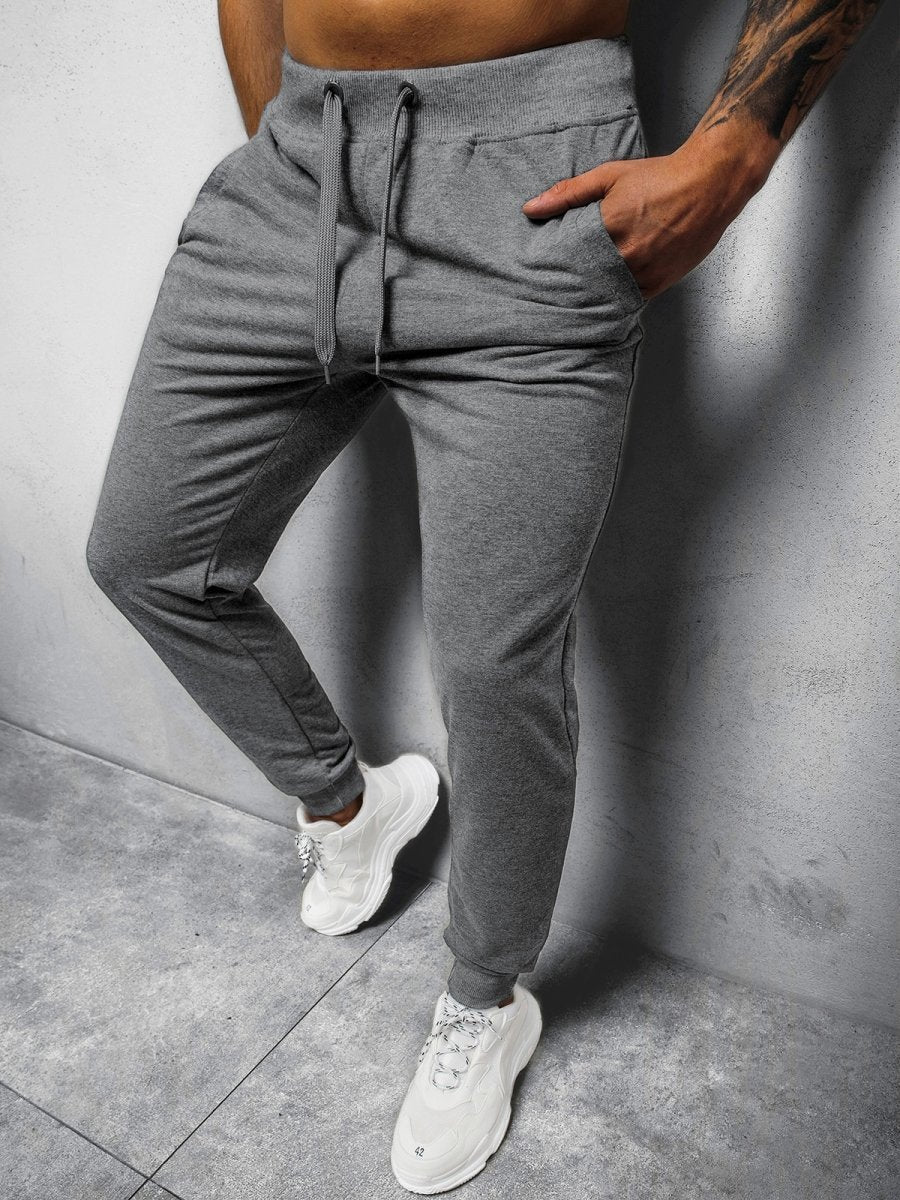Men Warm Sports Plus Cashmere Casual pants