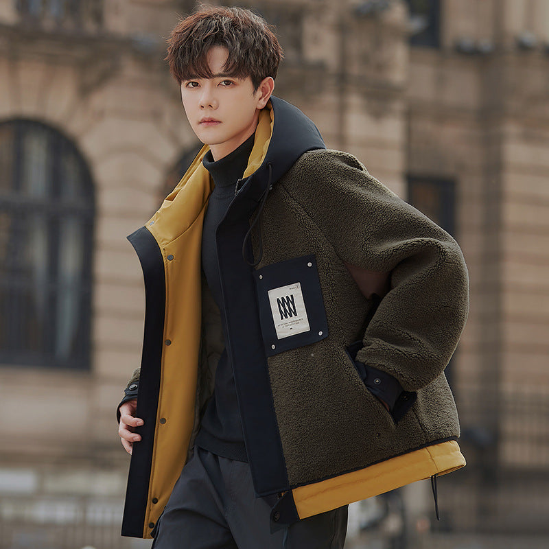 Hooded Down Jacket Men