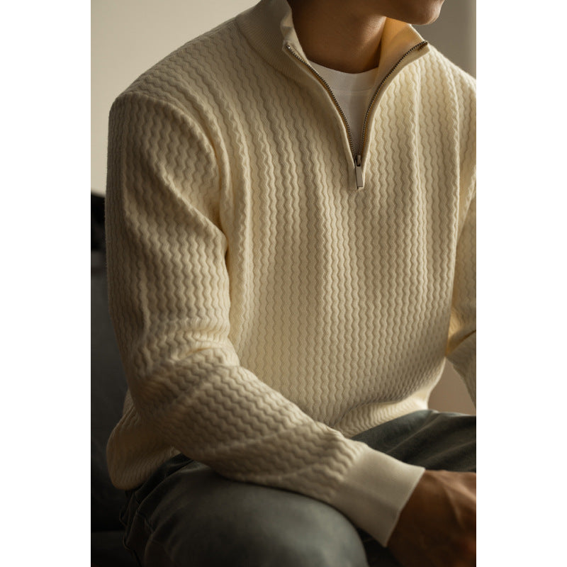 Turtleneck Zipper Sweater