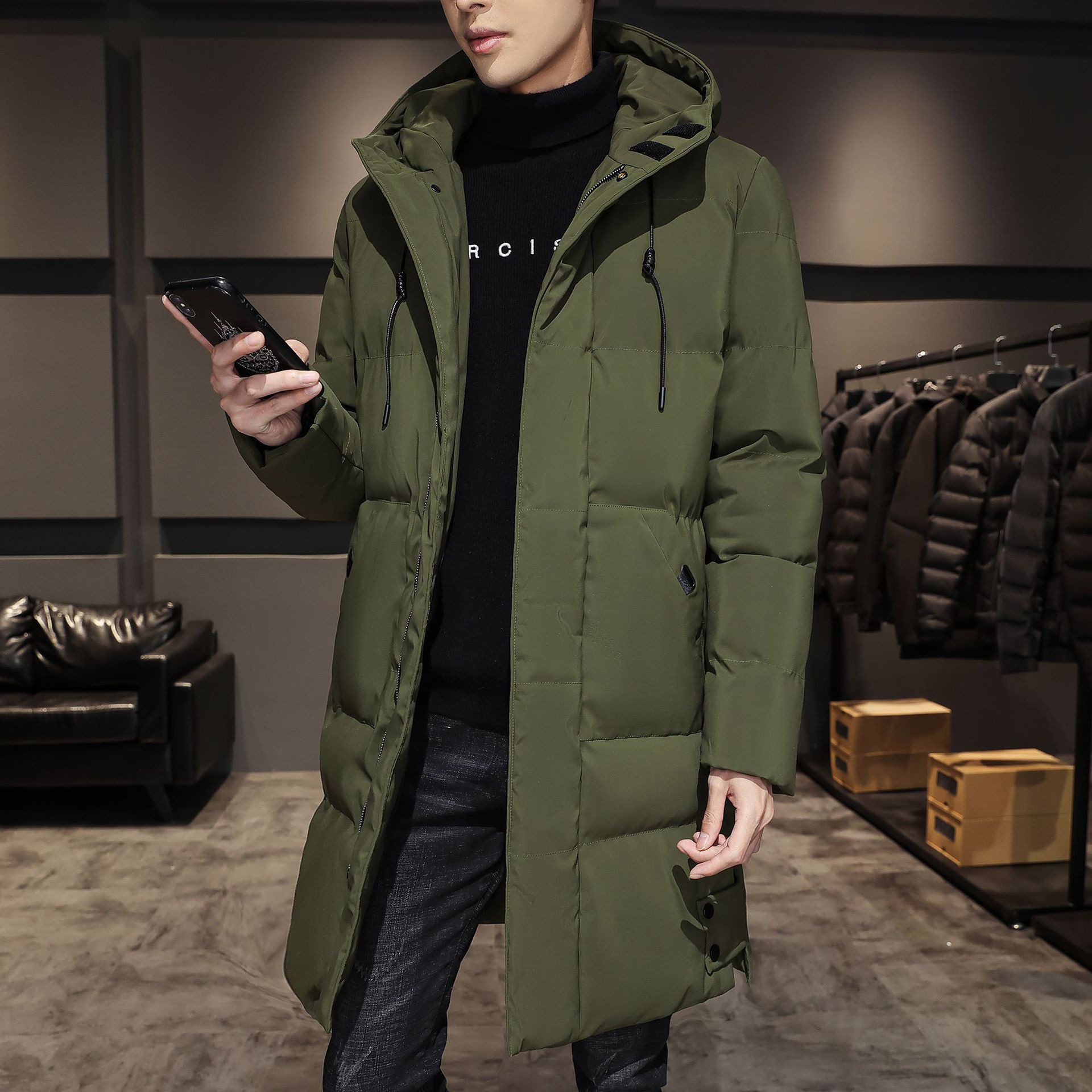 Thickened Work Clothes Cotton Coat men