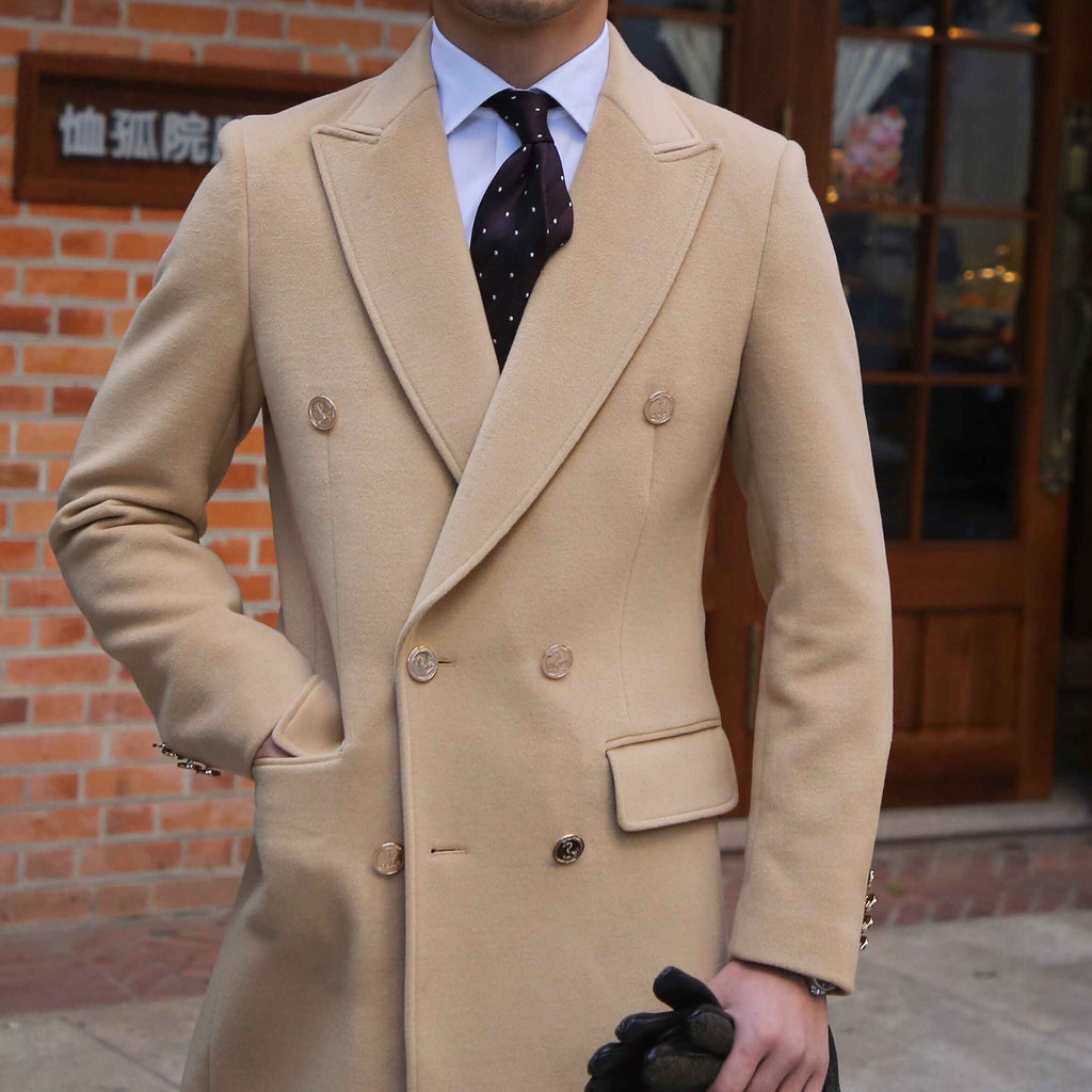 Wool Slim Fit british coat