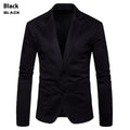 Simple Lapel Two-button Single Western Coat