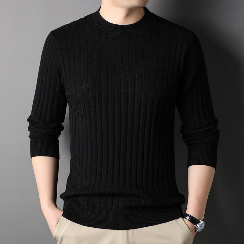 Men's Knitwear Leisure Round Neck Base sweater