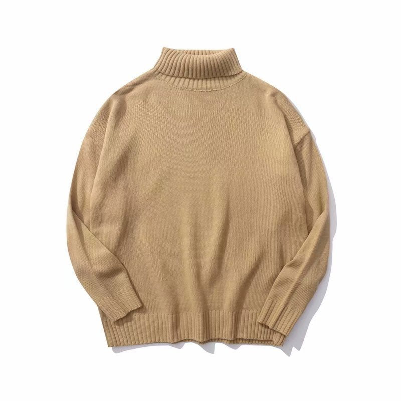 Simple Versatile Couple Turtleneck Sweater