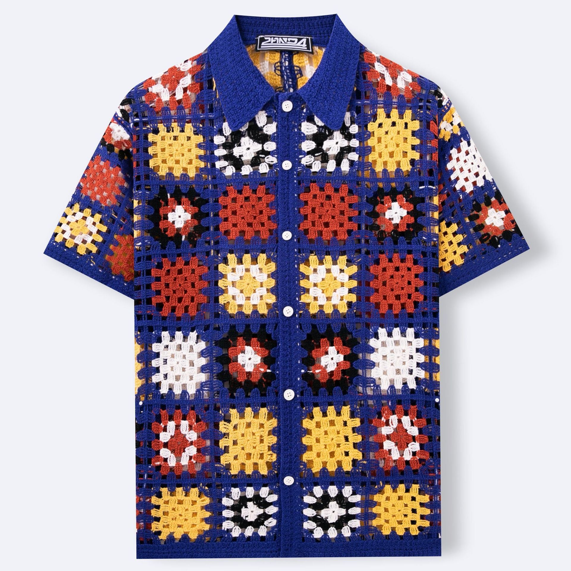 Hand Crocheting Knitwear Hollow Shirt