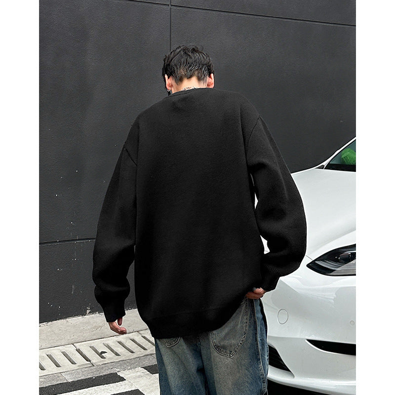 Autumn And Winter American Retro Brocade Sweater