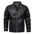 Stand Collar Motorcycle Men's Jacket