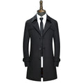 Slim handsome trench coat men