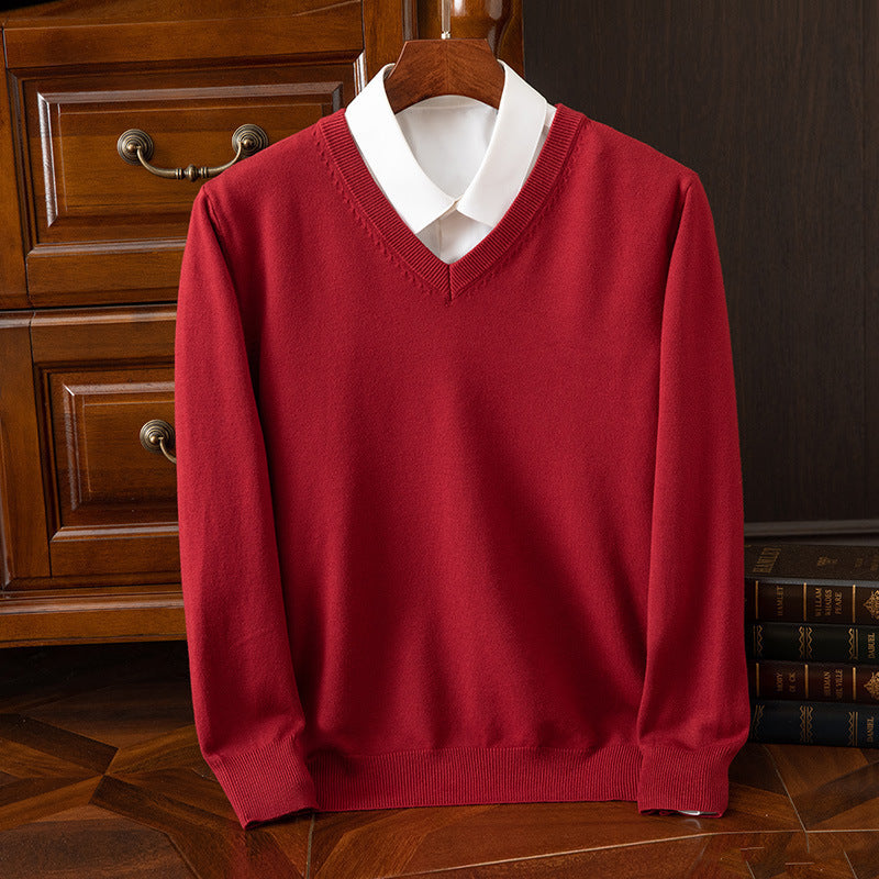 Men's V-neck Sweater