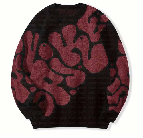 Loose American Sweater High Street Tide sweater