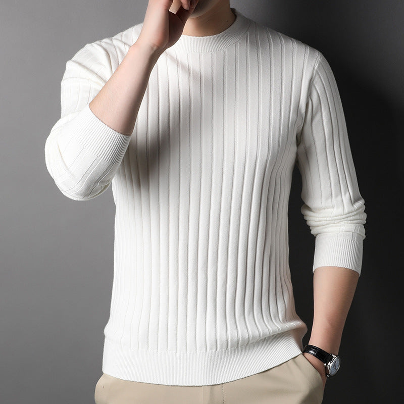 Men's Knitwear Leisure Round Neck Base sweater