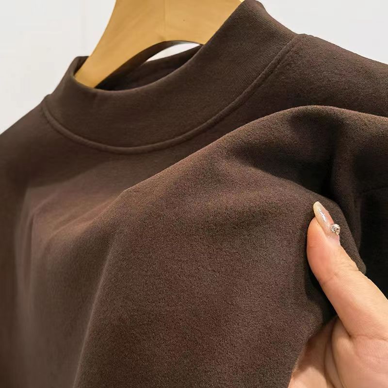 Warm Solid Color Men And Women sweater