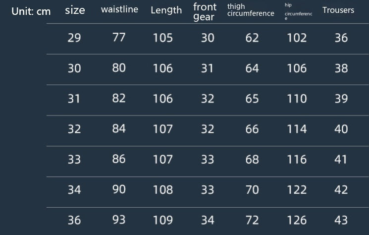 Casual Thickened Long Pants Men