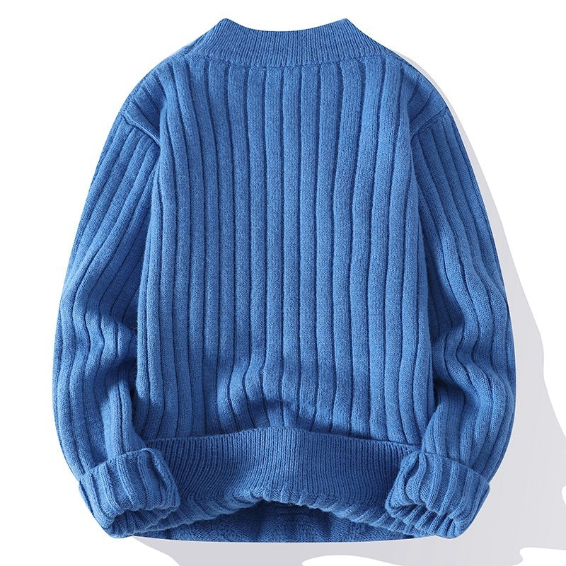 Men's Solid Color Sweater