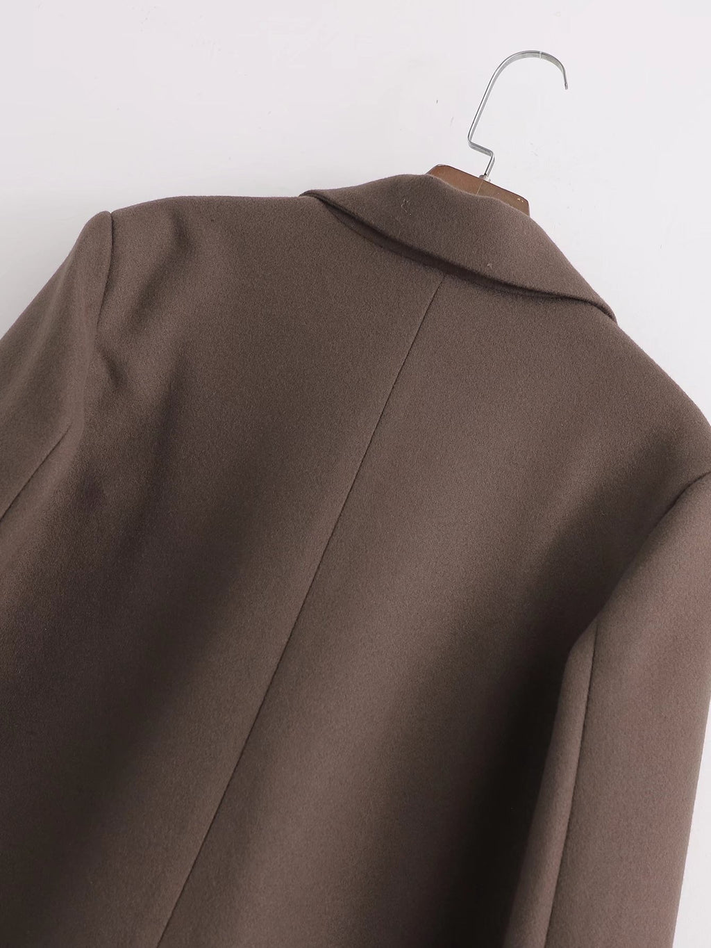 Retro Lapel Double Breasted Temperament Loose Jacket