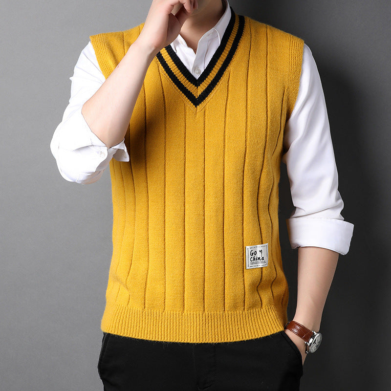 Men's Sleeveless Thermal Sweater