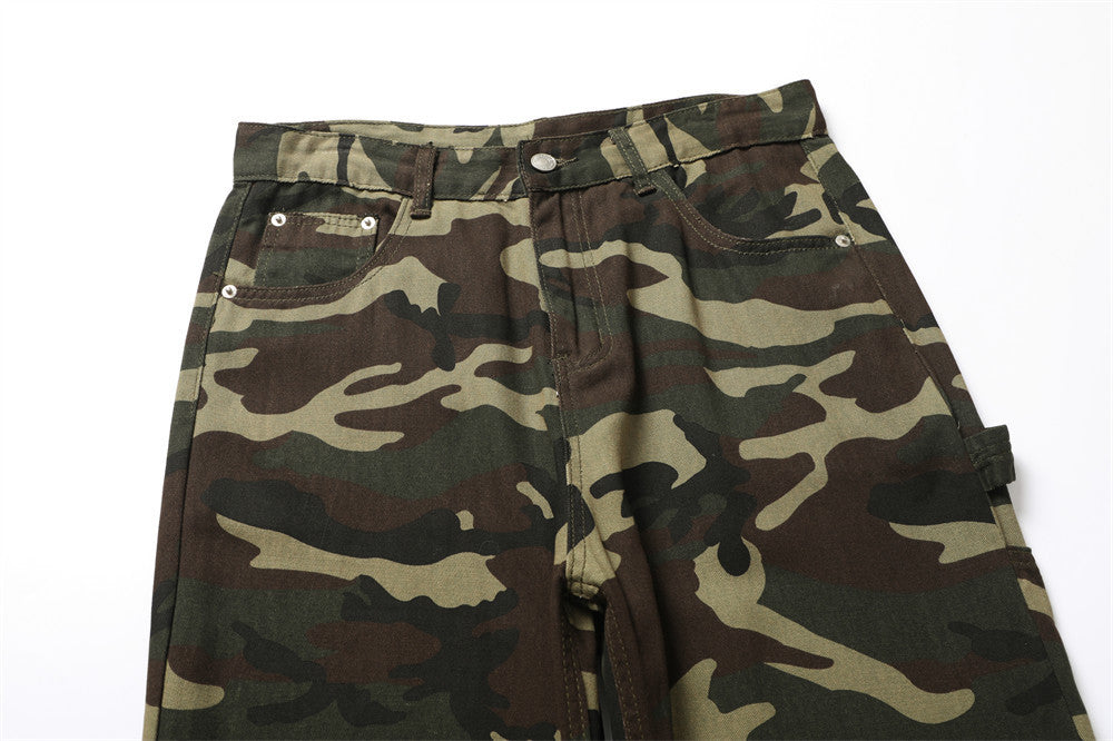 Camouflage Casual Trousers Men
