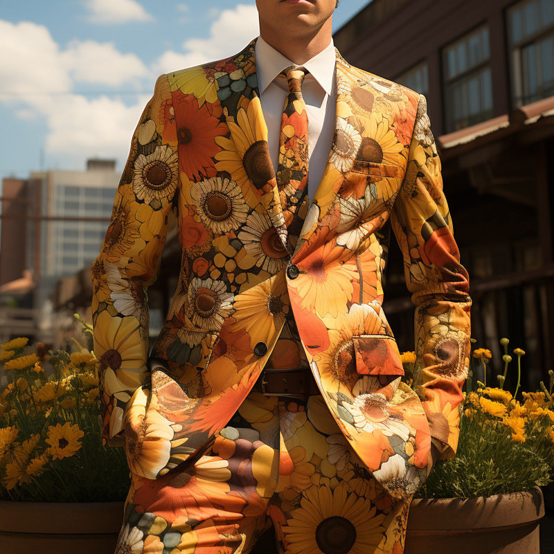 Men's Personality Cool Suit