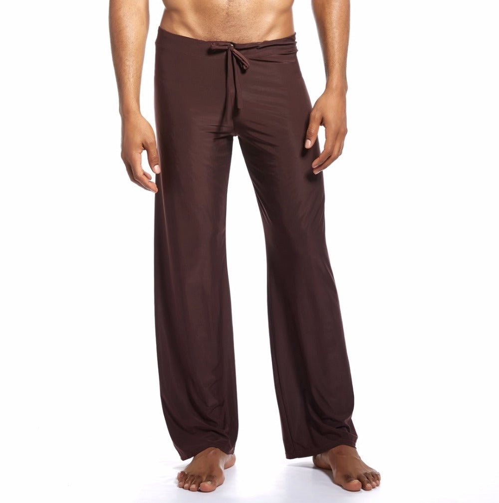 silky loose home trousers