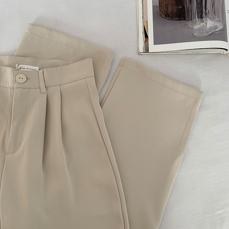 Mopping Suit Straight Thick Trousers