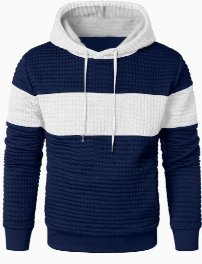 Men's Hooded Long-sleeved Sweater