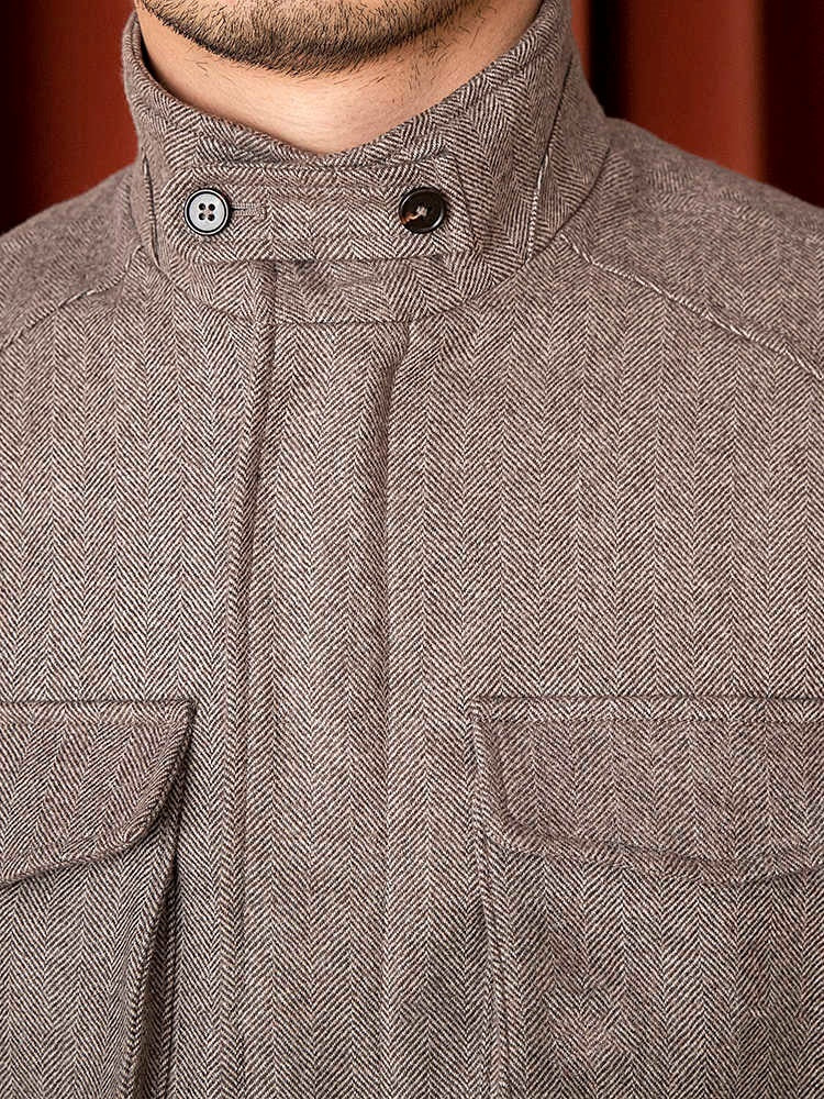 Wool Safari Jacket men