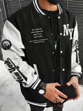 Men's Cardigan Baseball Uniform Jacket