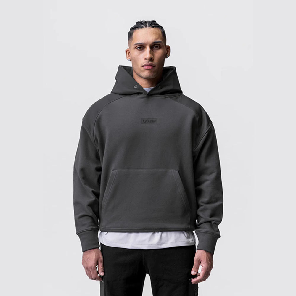 Autumn Cotton Men's Youth Hooded Casual Coat