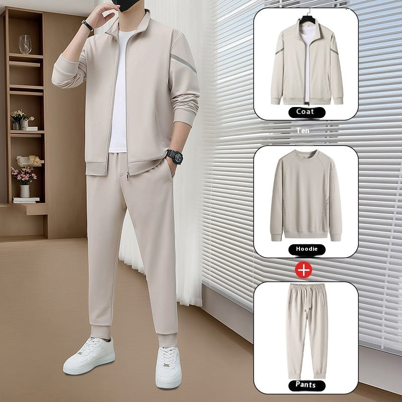 Solid Color Casual Suit Men's Spring And Autumn