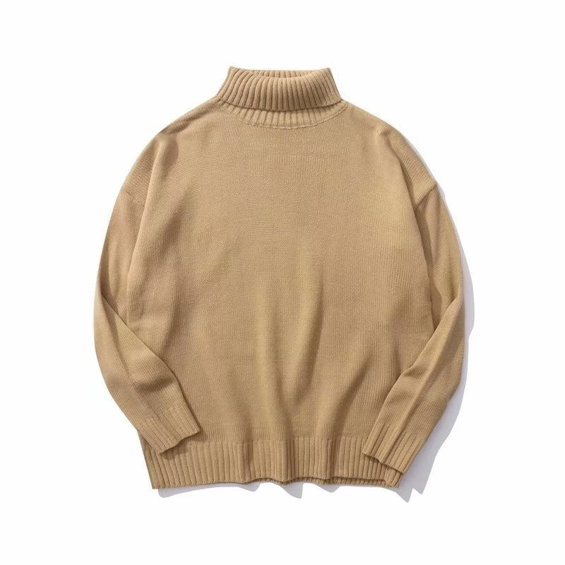 Simple Versatile Couple Turtleneck Sweater