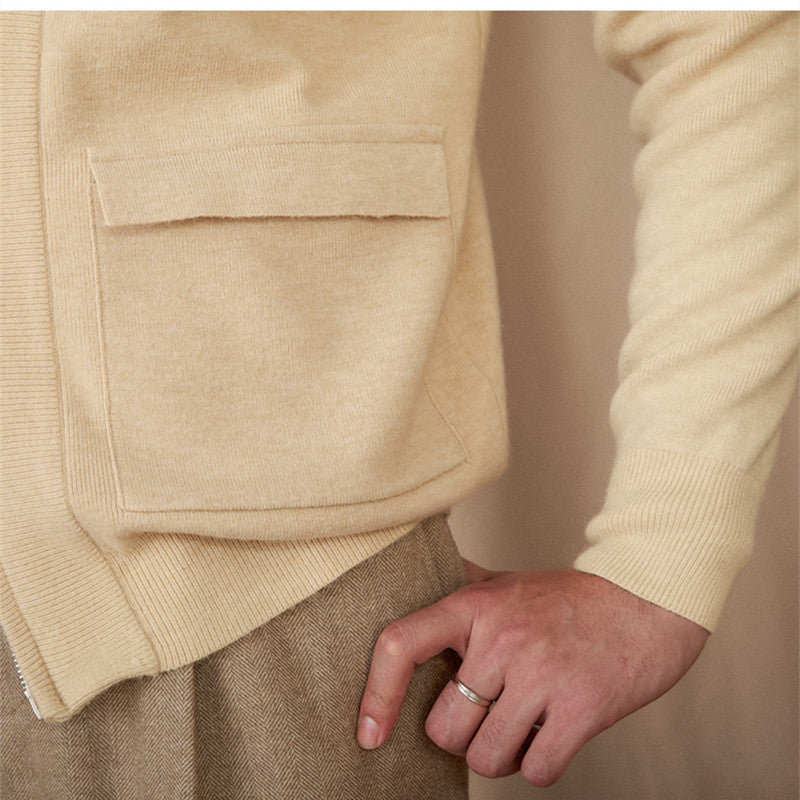 Men's Solid Color Casual Coat