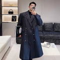 Knee-thick Windbreaker coat
