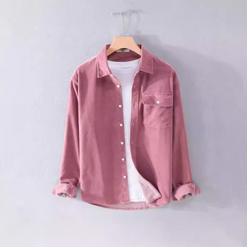 Loose Long-sleeved Shirt For Men