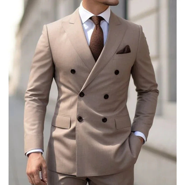 Men's Two-piece Suit Business Best Man Leisure suit