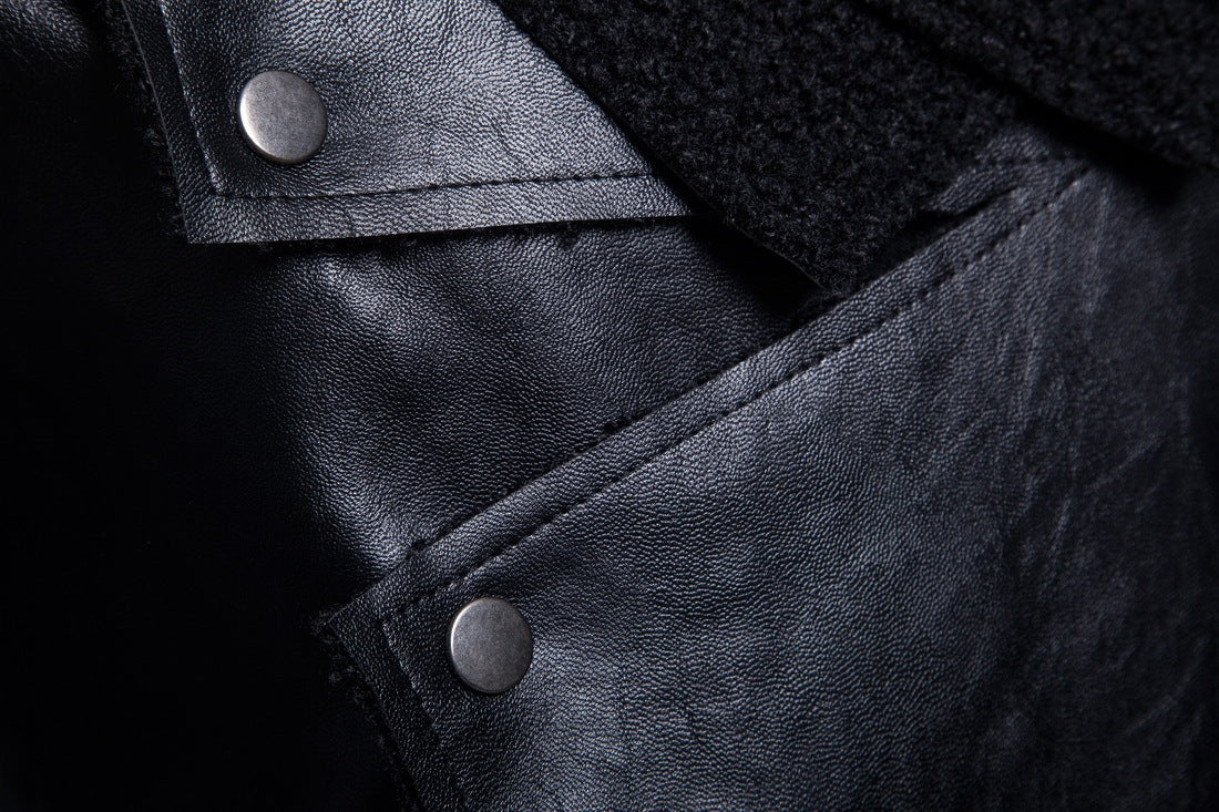 Men's Motorcycle Leather Jacket