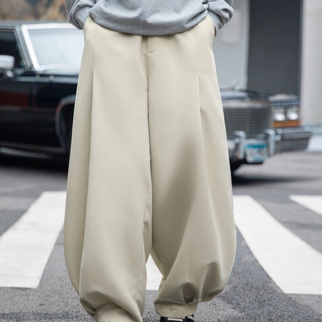 Spring Summer Loose Drooping Machete Casual Pants