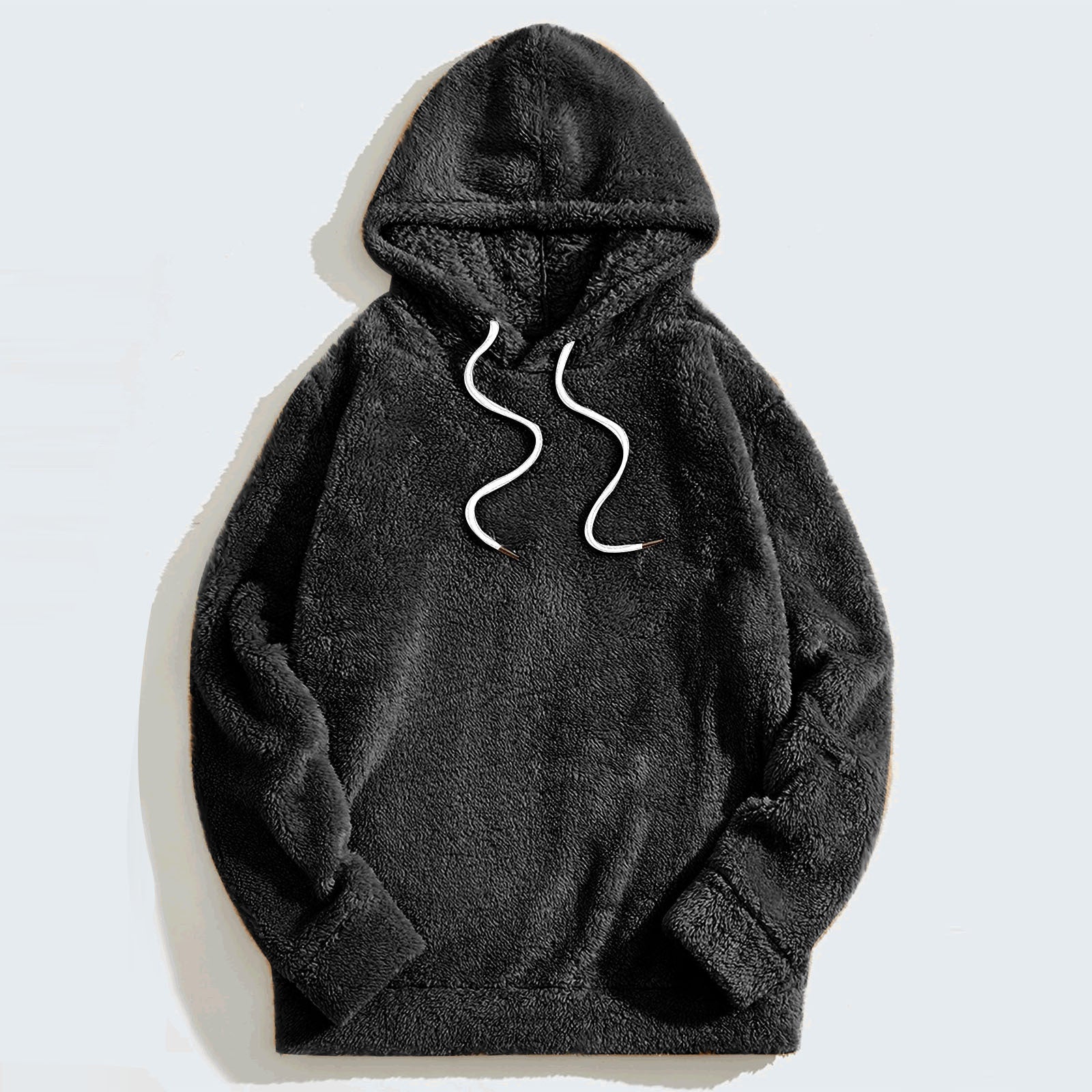 Autumn And Winter Thickening Double-sided Velvet Casual Hooded Sweater