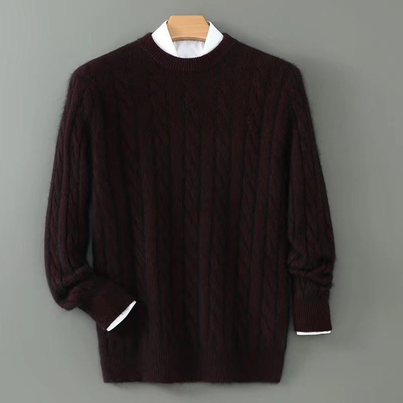 Men's Thickened Mink Sweater