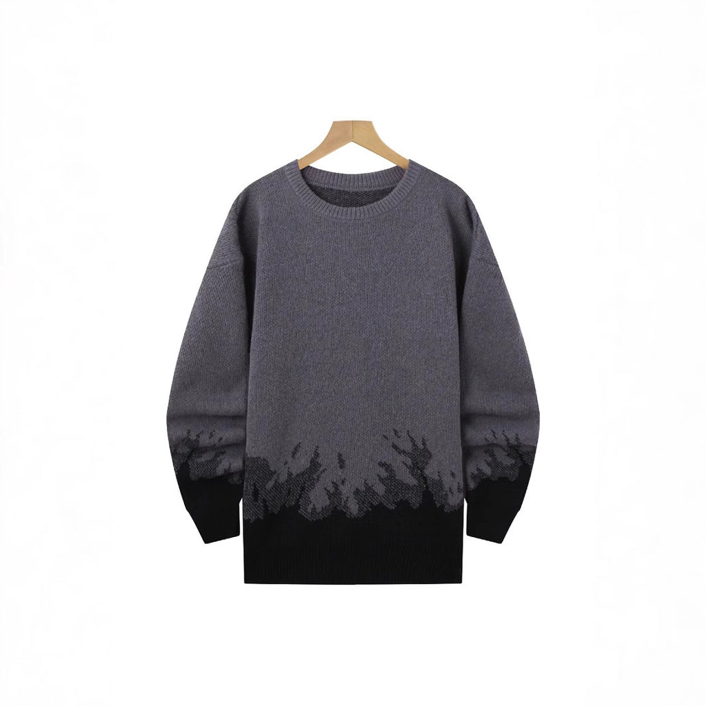 Flame Knitted Sweater Men