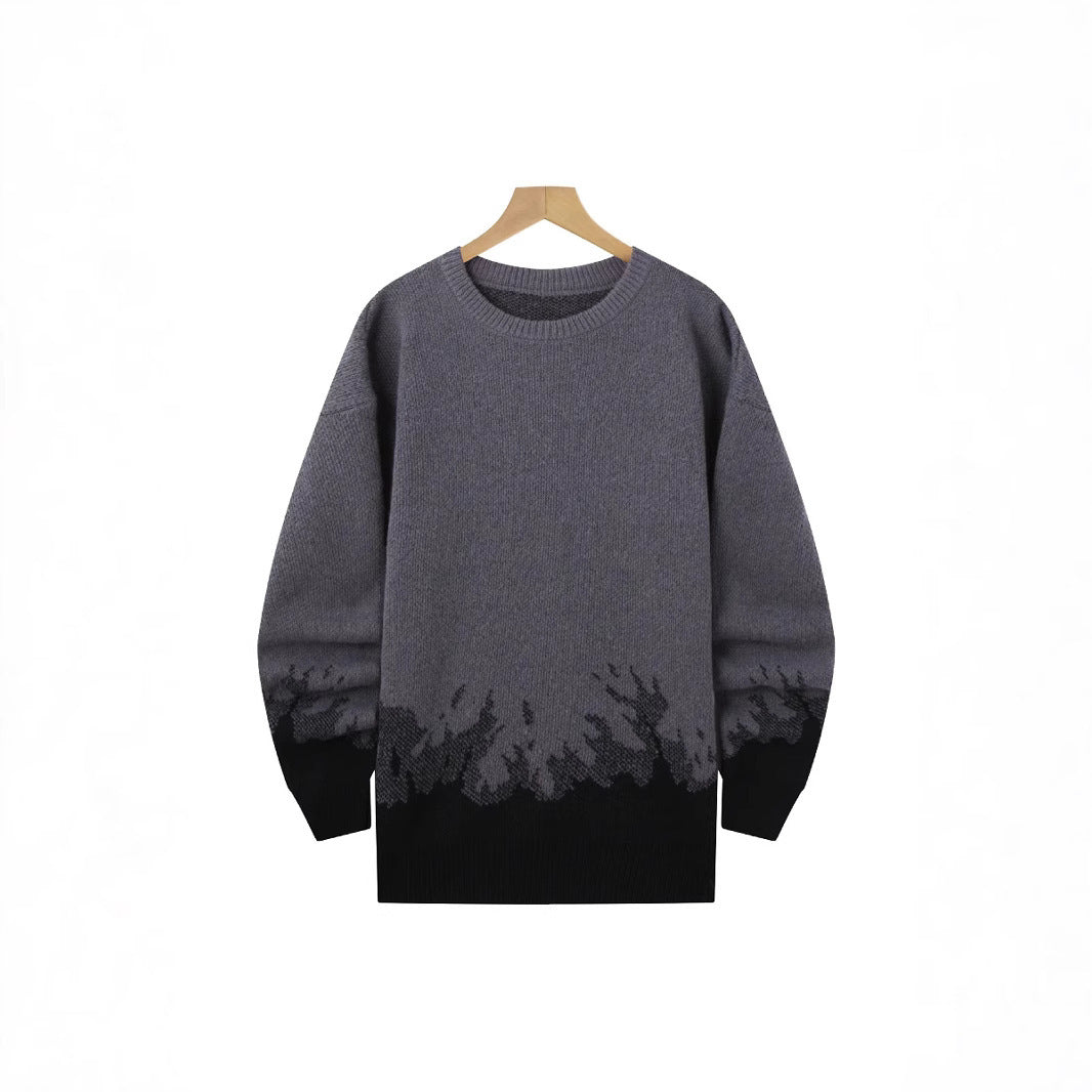 Flame Knitted Sweater Men