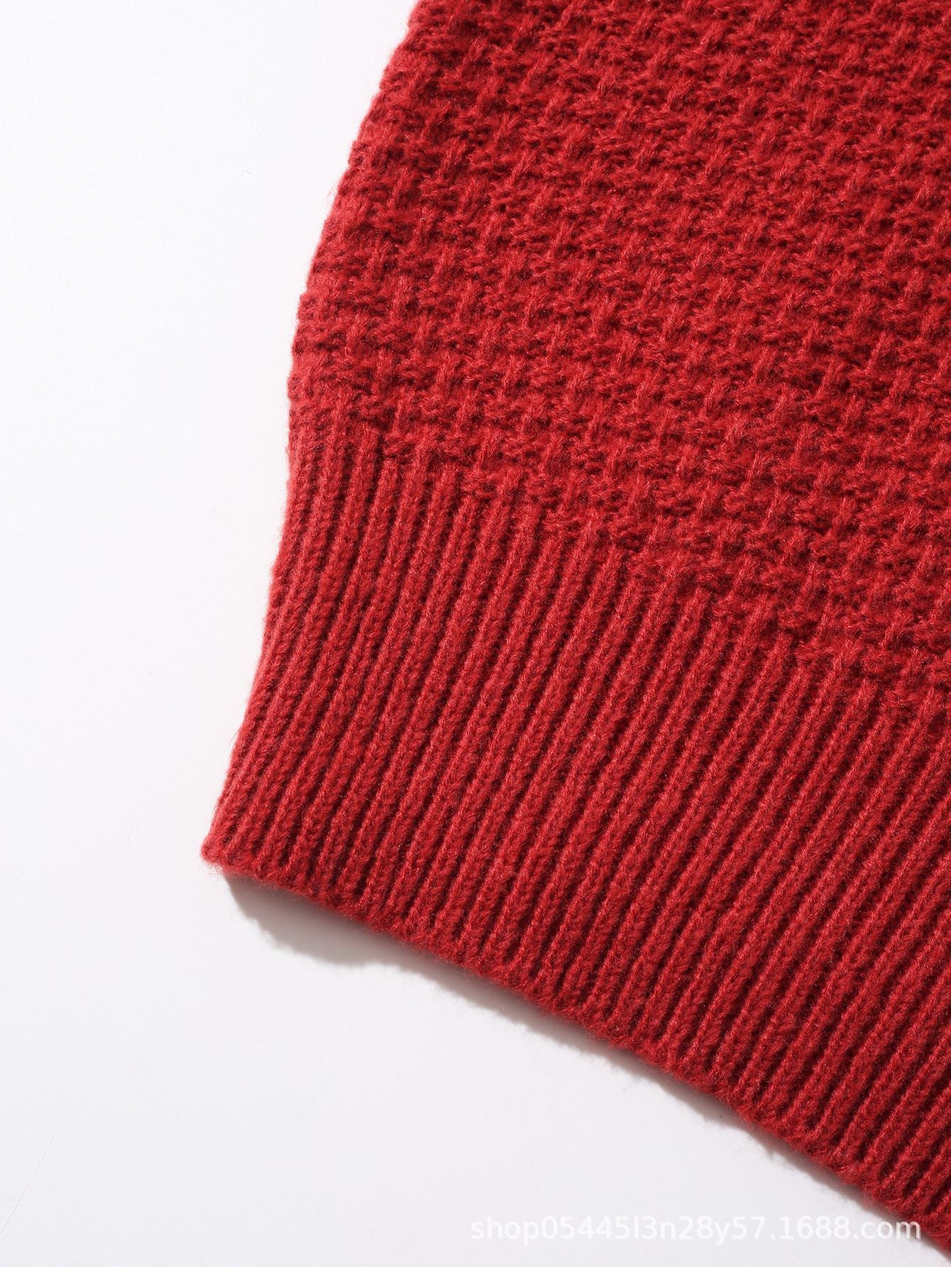 Men's Solid Color Long Sleeve Round Neck Sweater